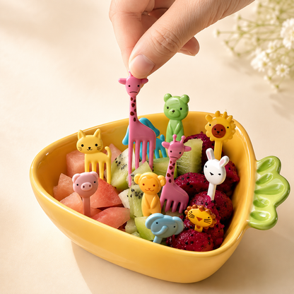 KINLY™ Little Bites Fruit Forks (10pcs)
