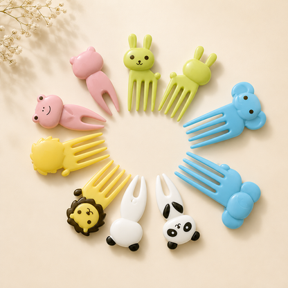 KINLY™ Little Bites Fruit Forks (10pcs)