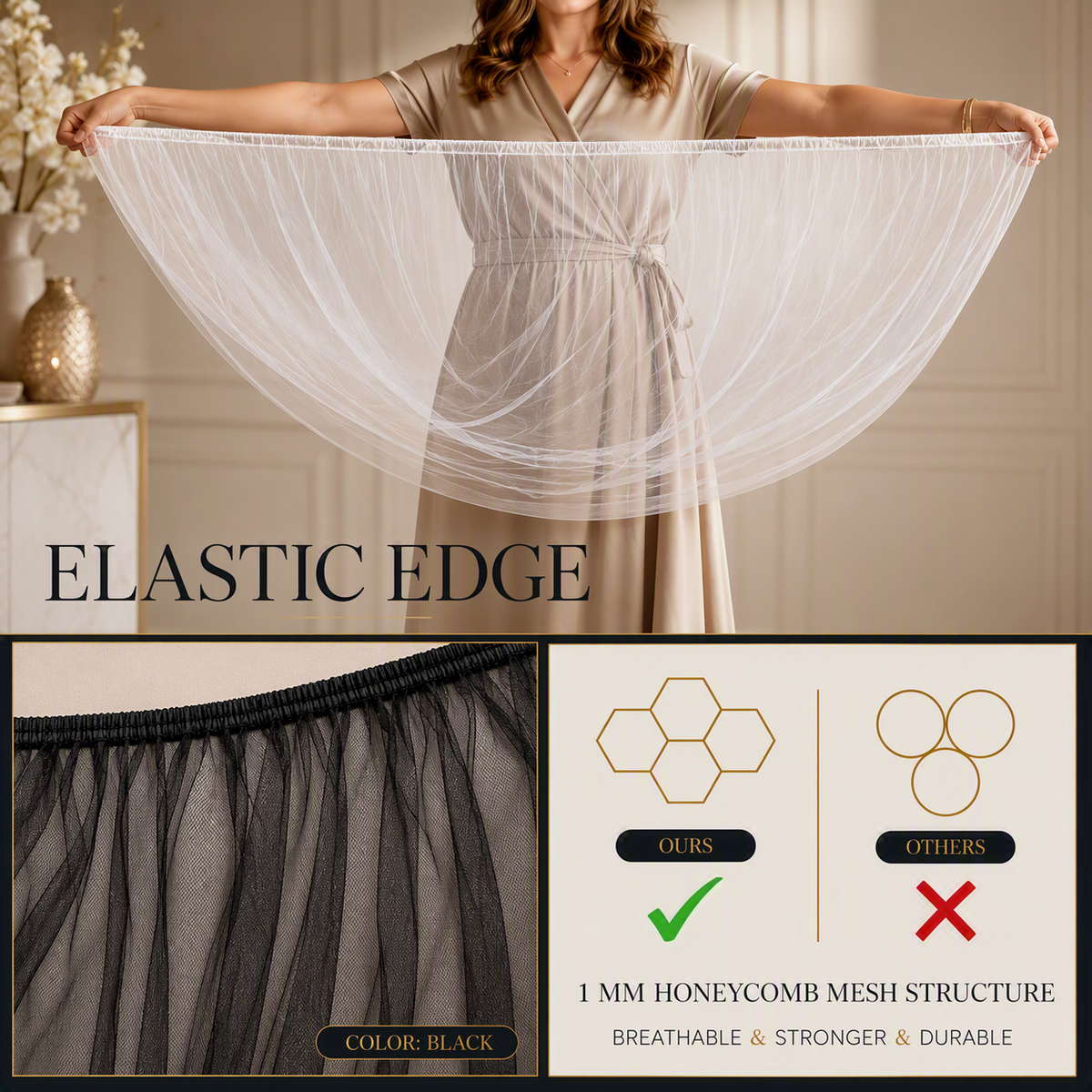 KINLY™ Peaceful Sleep Net (Mosquito Net)