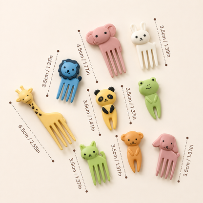 KINLY™ Little Bites Fruit Forks (10pcs)